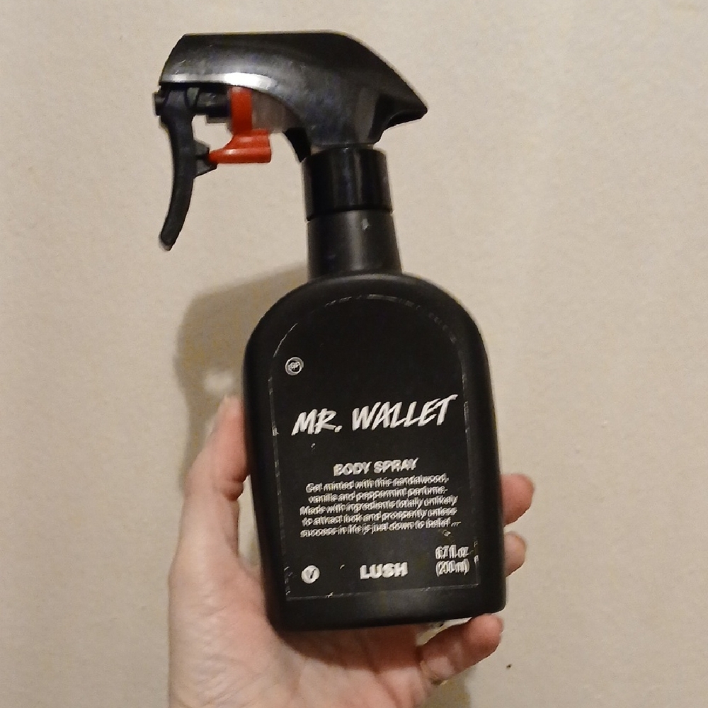 Lush Mr. Wallet Body Spray - 6.7oz New